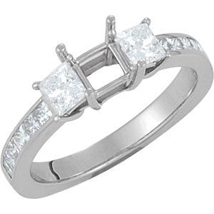 Three-Stone Engagement Ring or Band