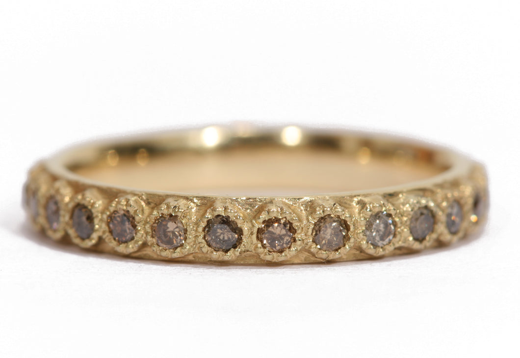 Champagne Diamond Stack Ring